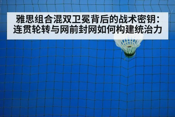 雅思组合混双卫冕背后的战术密钥：连贯轮转与网前封网如何构建统治力